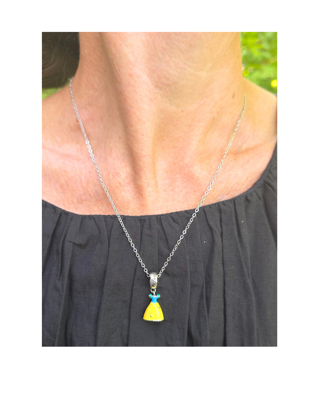 Snow White Dress Pendant