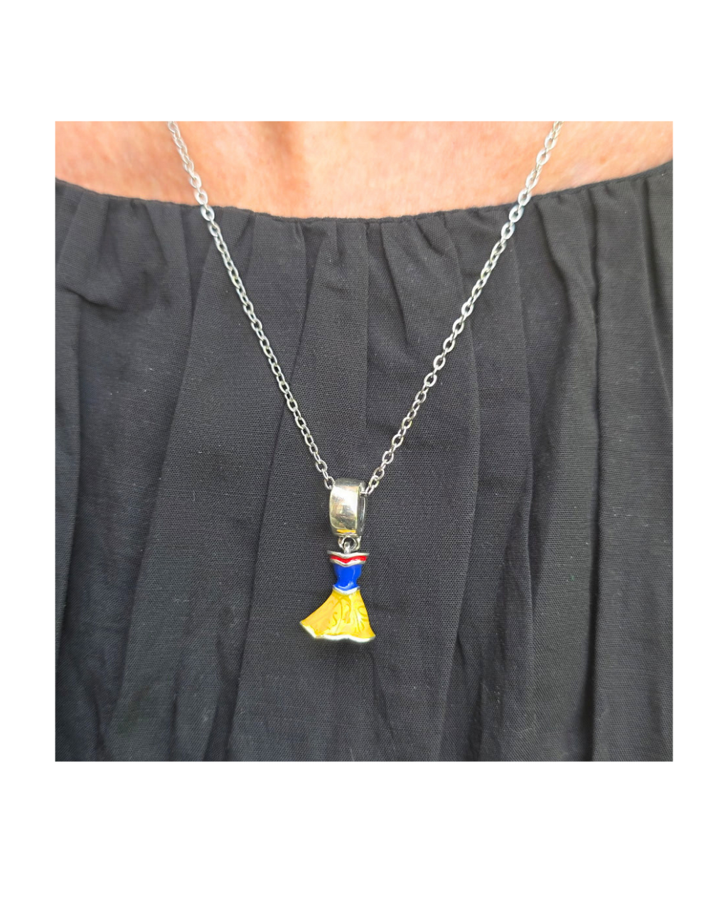Snow White Dress Pendant