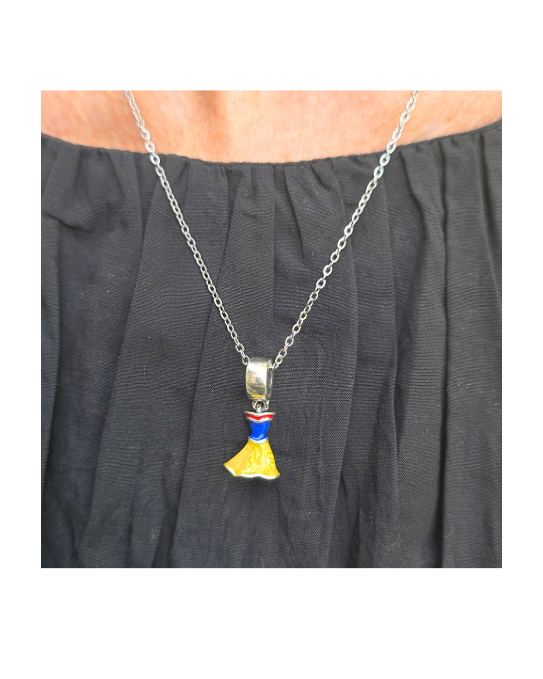 Snow White Dress Pendant