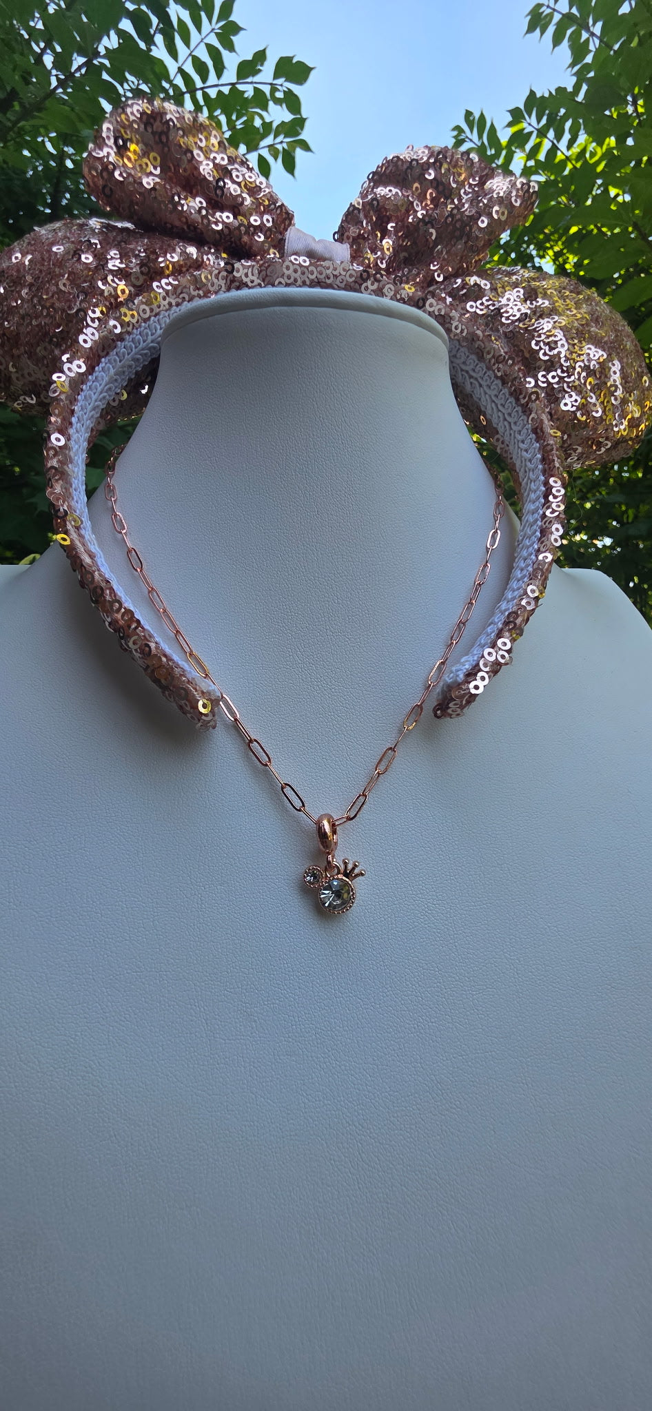 Mickey Head Crowned Pendant