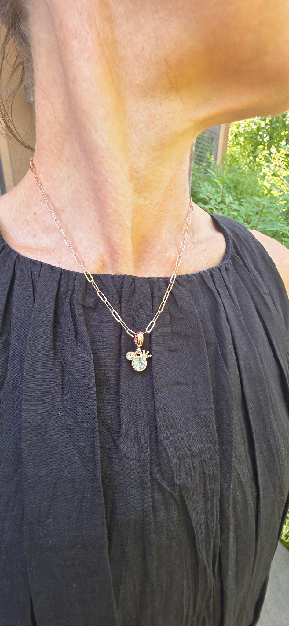 Mickey Head Crowned Pendant