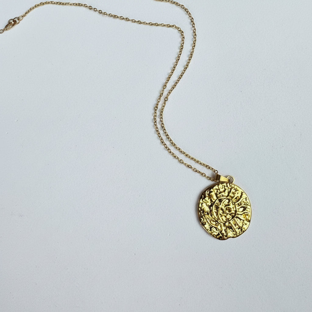 Sun Medallion Necklace