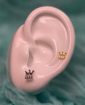 Royal Crown Earring Stack