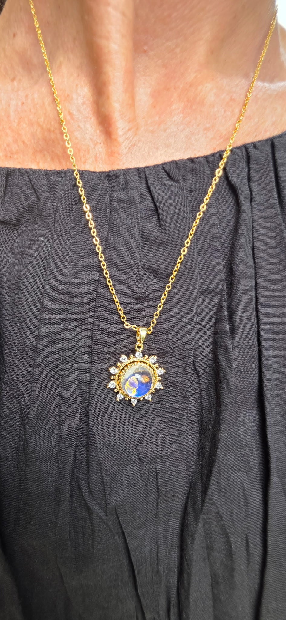 Opal Eclipse Pendant